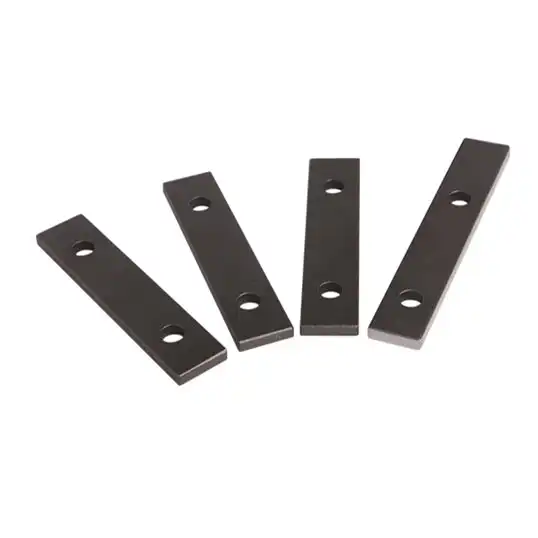 Black PTFE coated neodymium magnets with mounting holes from OSENC