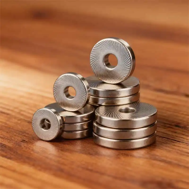 Custom N52 neodymium ring magnets in multiple diameters for OEM assemblies