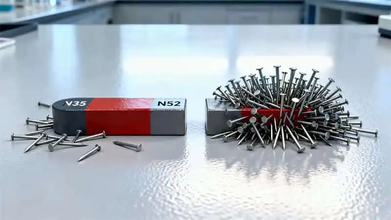 N35 Vs N52 Magnet