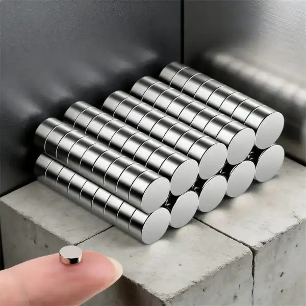 Flat micro magnets for fixtures sensors and precision positioning