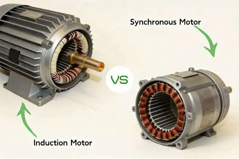 Permanent magnet motor and induction motor maintenance comparison