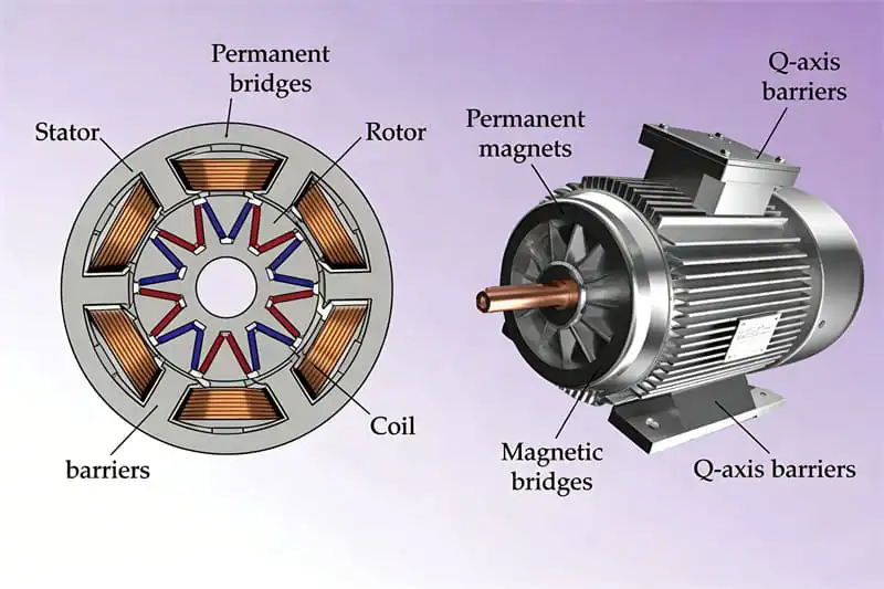 Permanent magnet motor types including BLDC and PMSM