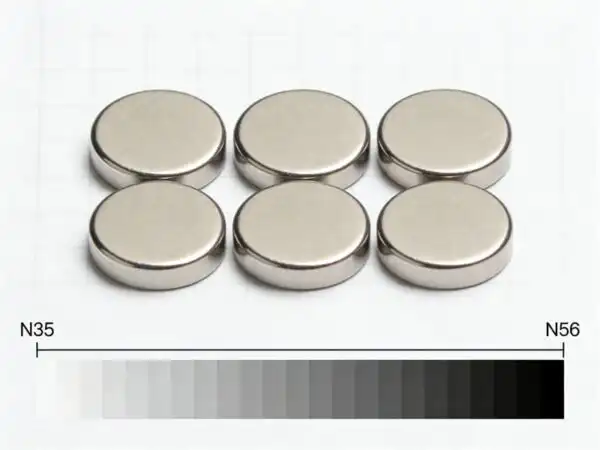 neodymium disc magnets grade selection from N35 to N56