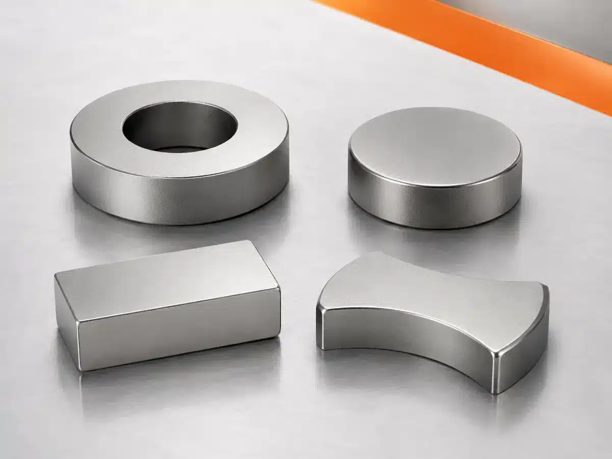 Custom speaker magnet shape options including ring disc block and custom neodymium magnets