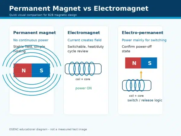 Permanent Magnet vs Electromagnet