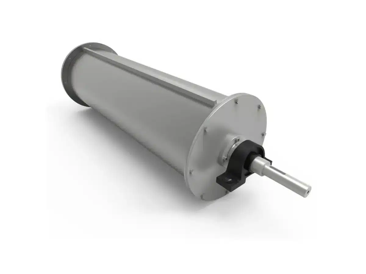 Magnetic drum separator for continuous ferrous separation