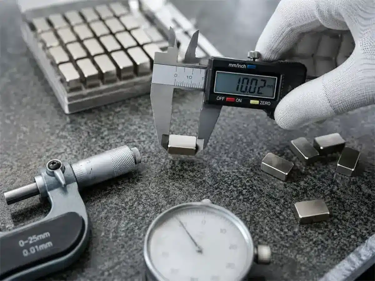 Dimensional inspection reference for magnetic components