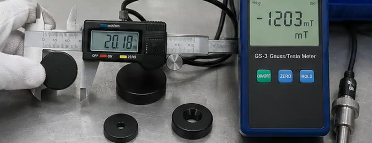 Illustrative magnet quality-control inspection concept