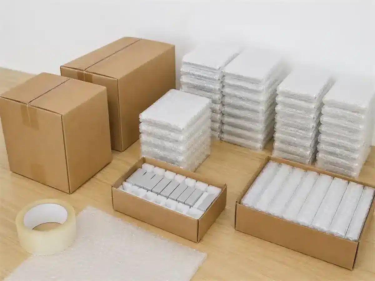 OSENC protective export packaging for custom neodymium magnets